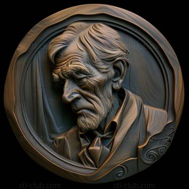 3D model George Kathleen American artist (STL)